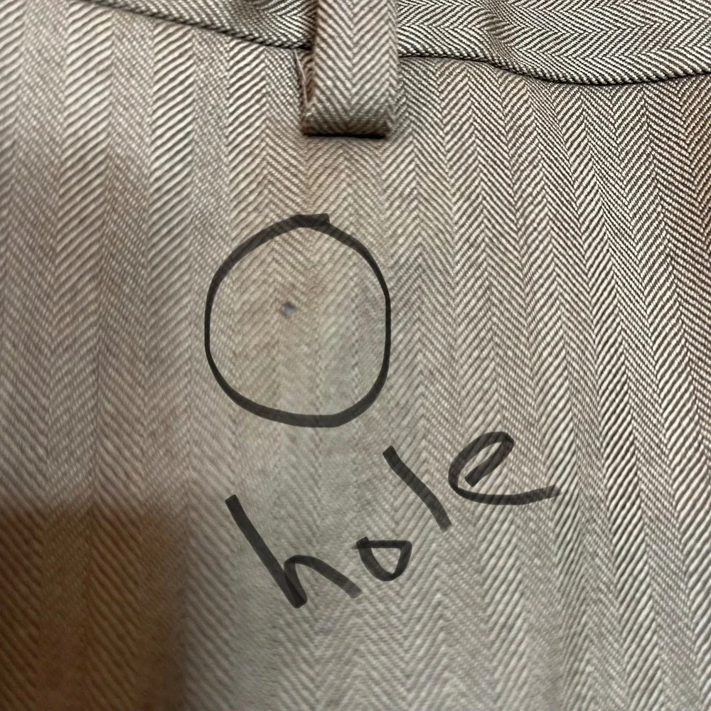 Jos. A. Bank‎ Executive Collection Brown Herringbone Wool Dress Pants 38W 29L